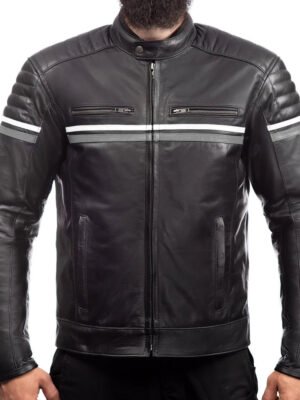 Metropolis Biker Leather Jacket
