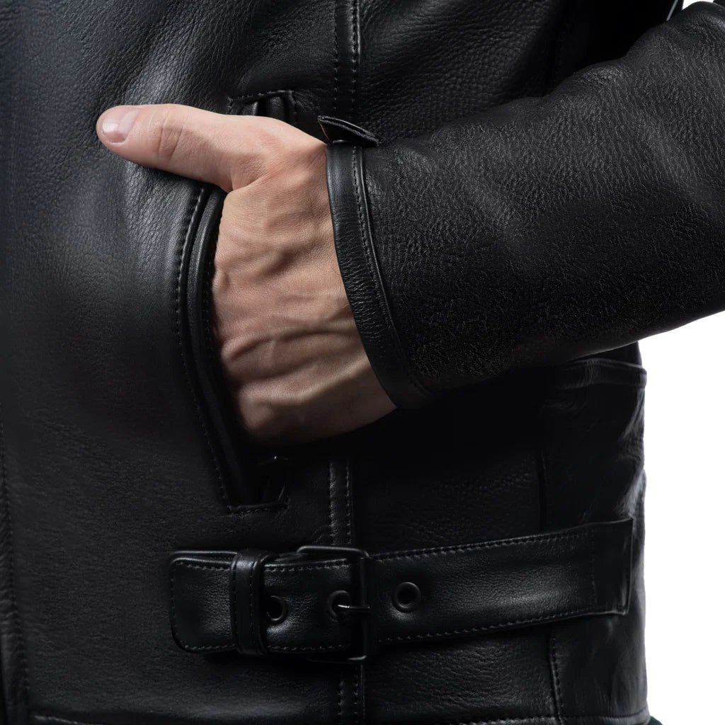 Dracula Motorcycle Leather Jacket - Image 7