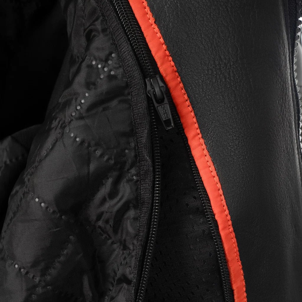 Challenger Men's Motorcycle Leather Jacket - Image 11