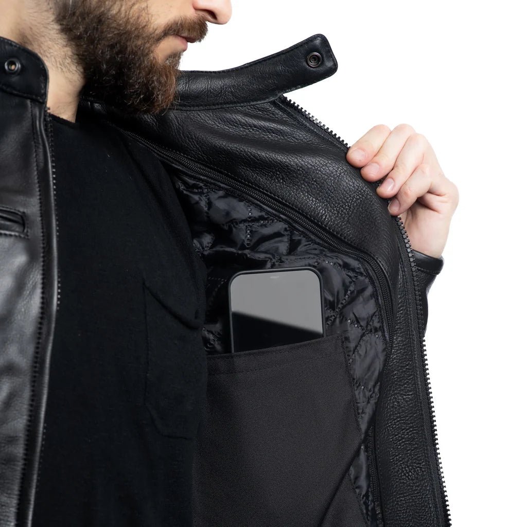 Dracula Motorcycle Leather Jacket - Image 10