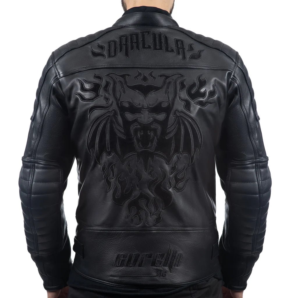 Dracula Motorcycle Leather Jacket - Image 2