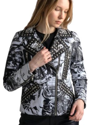 Cabaret Women's Motorcycle Leather Jacket