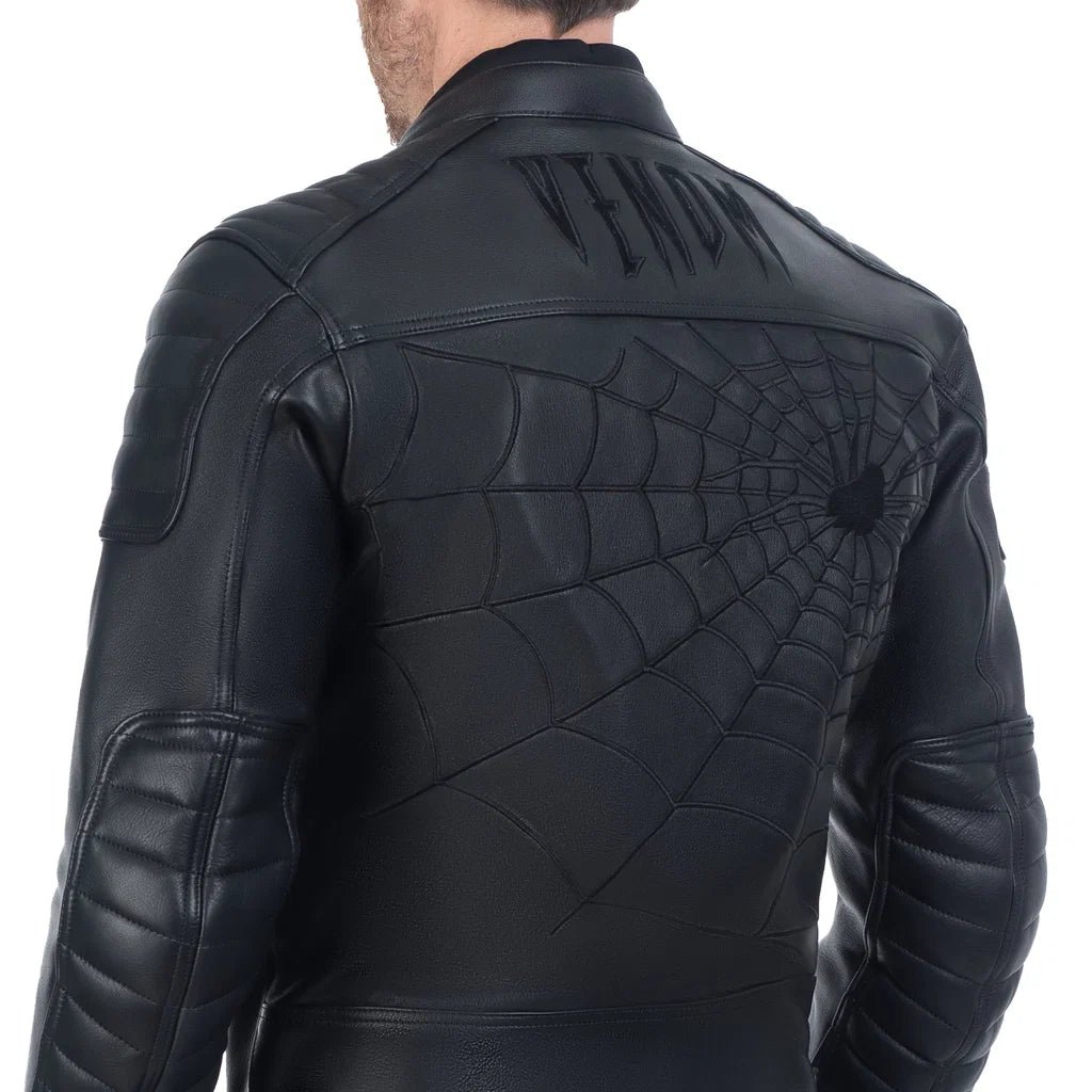 Venom Motorcycle Leather Jacket - Image 3