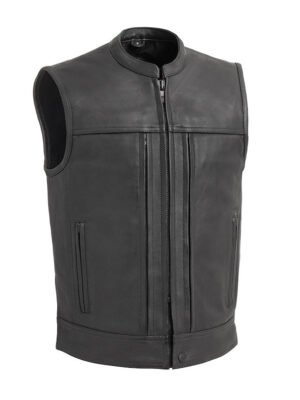 Leather Motorcycle Vest