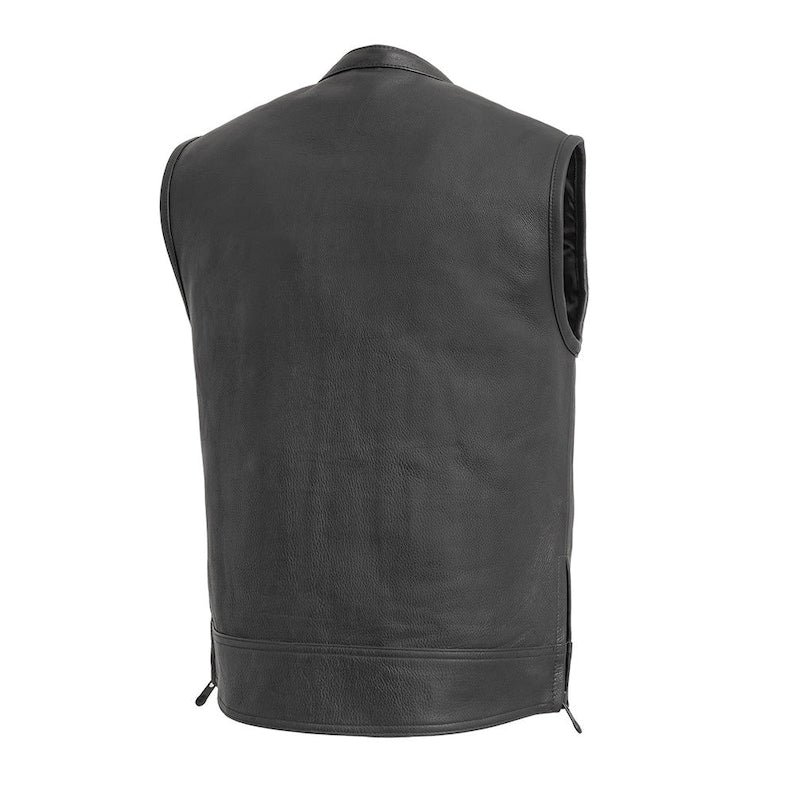 Leather Motorcycle Vest - Image 2