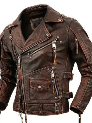 Brown Vintage Leather Jacket