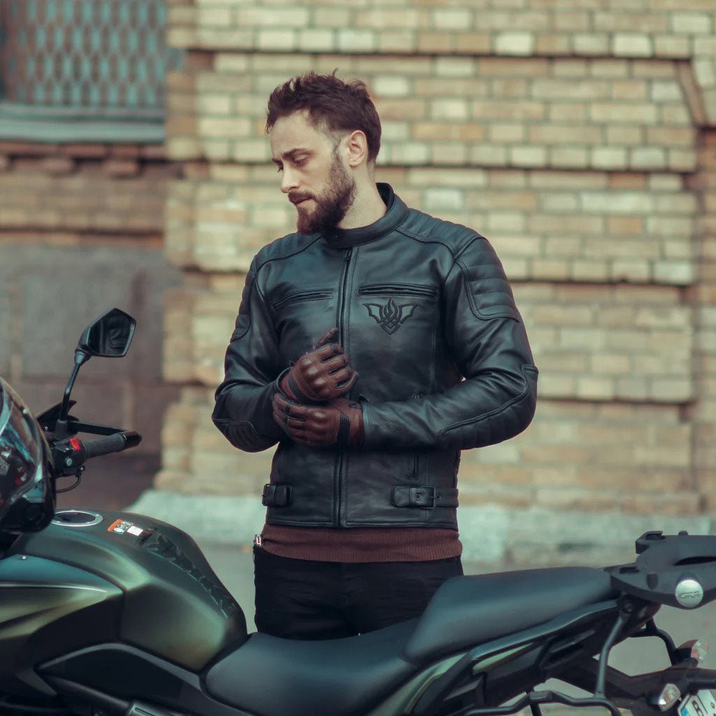 Dracula Motorcycle Leather Jacket - Image 3