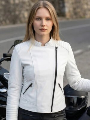 Marla Armored Women's Motorcycle Leather Jacket