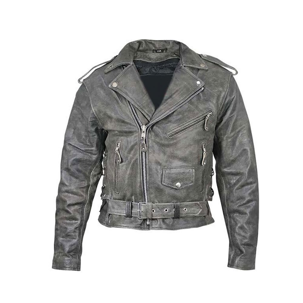 leather motor cycle jacket